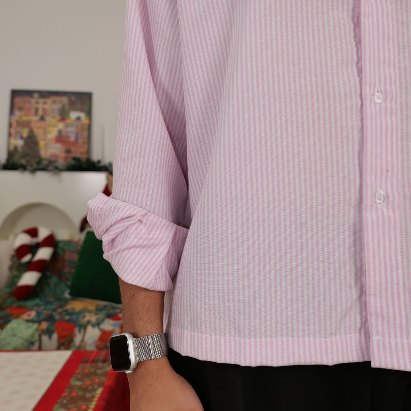 Stripe Shirt Boxy Fit