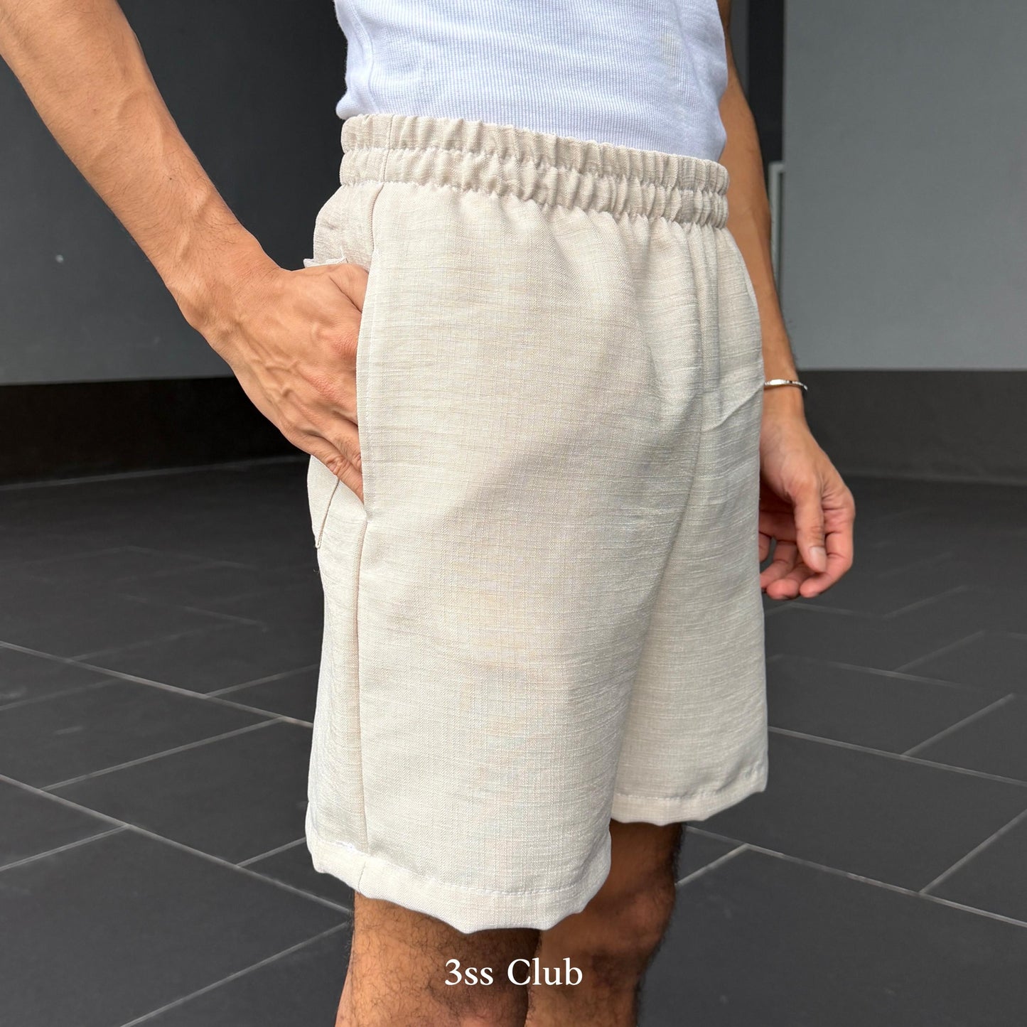 Linen Shorts Relaxed Pants