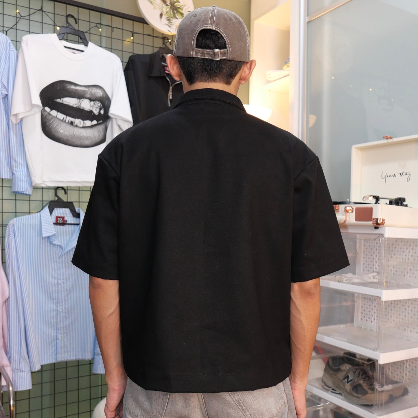 Utility Clip Work Jacket Boxy Fit