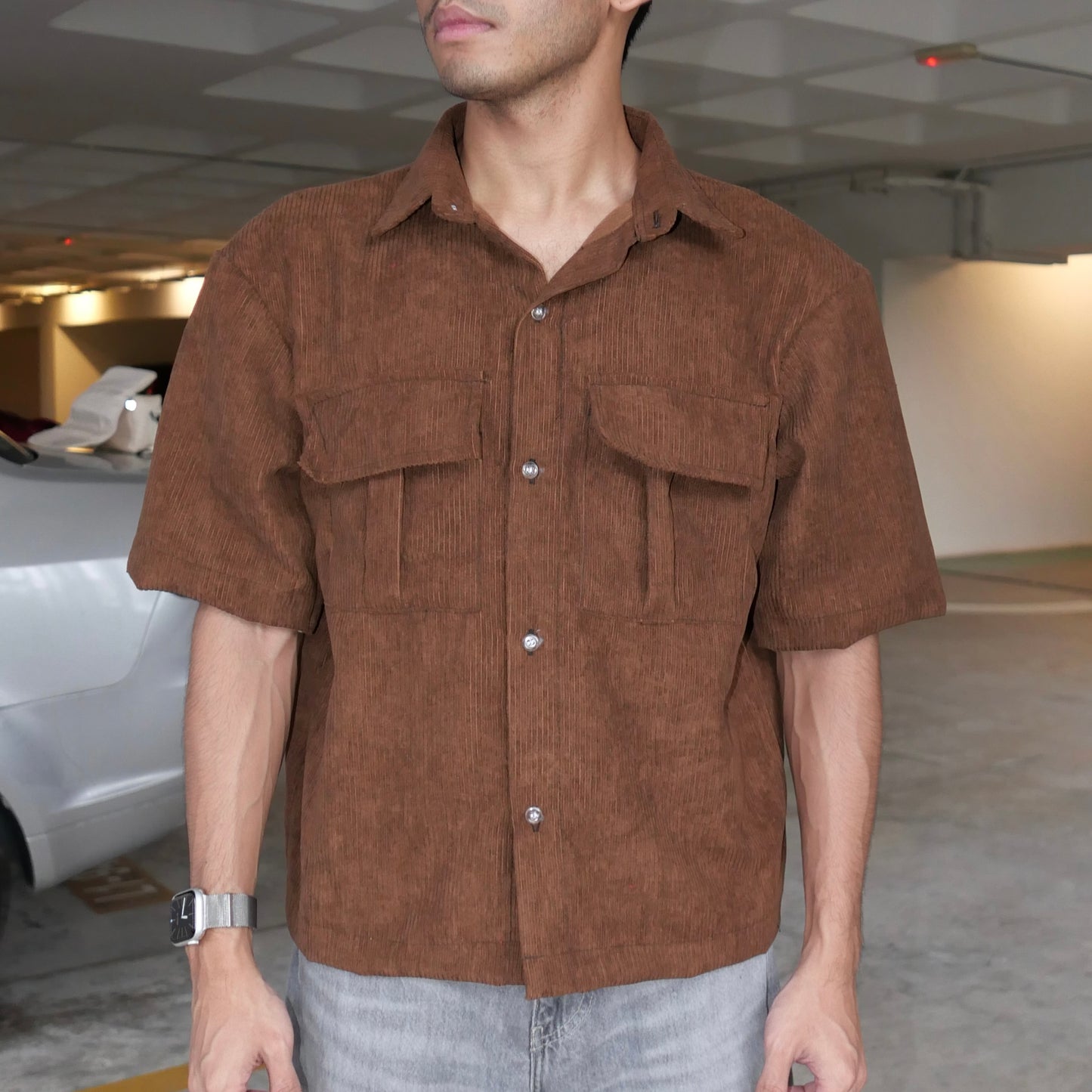 Utility Corduroy Work Jacket Boxy Fit