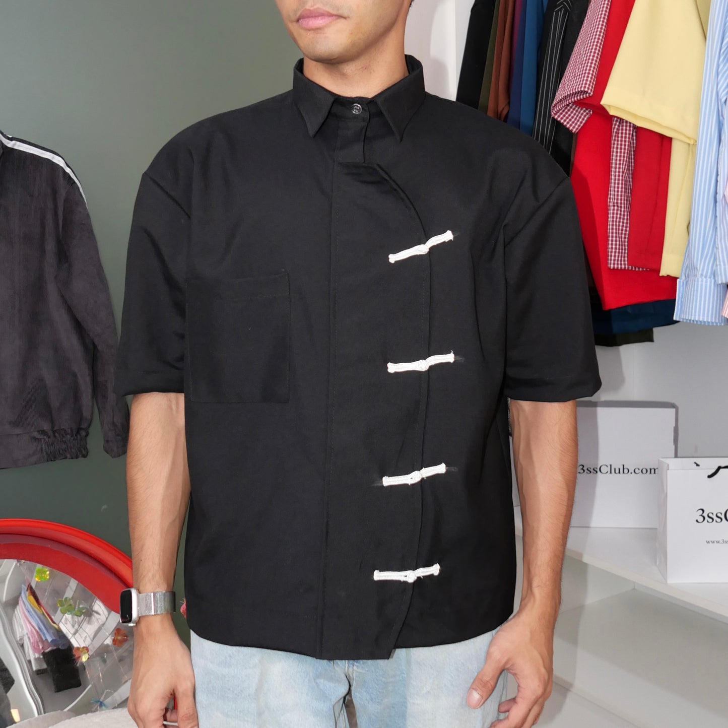 Chinese Boxy Shirt