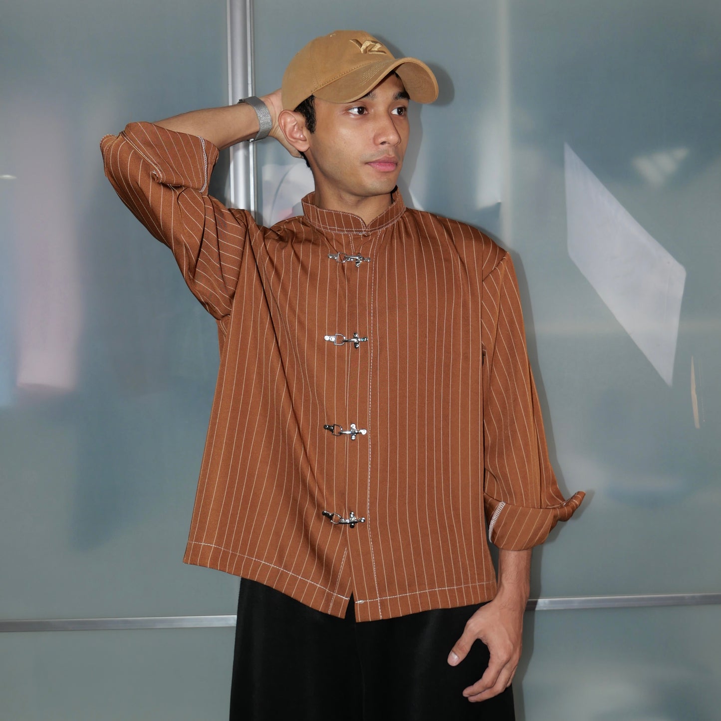 Stripe Clasp Shirt