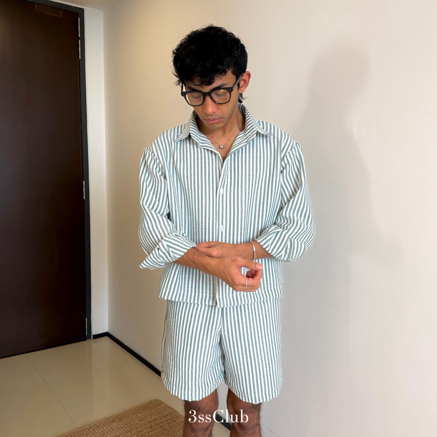 The Riviera Stripe Boxy Shirt