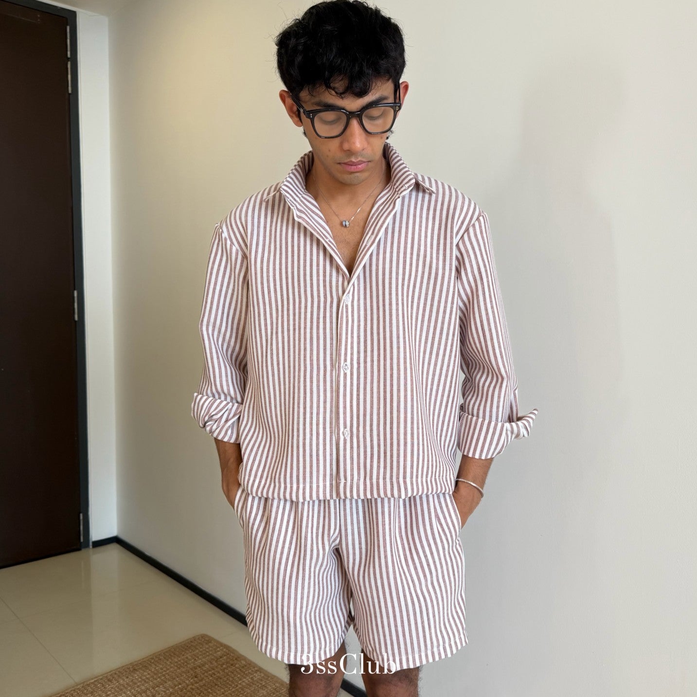 The Riviera Stripe Boxy Shirt