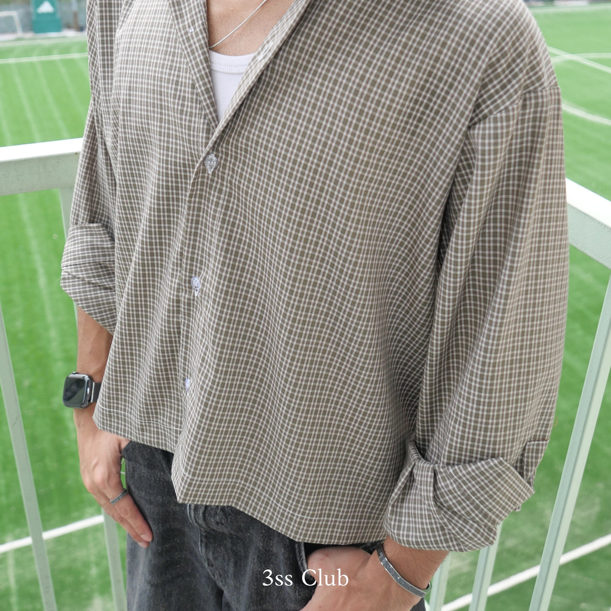 Plaid Boxy Shirt Kemeja Flannel