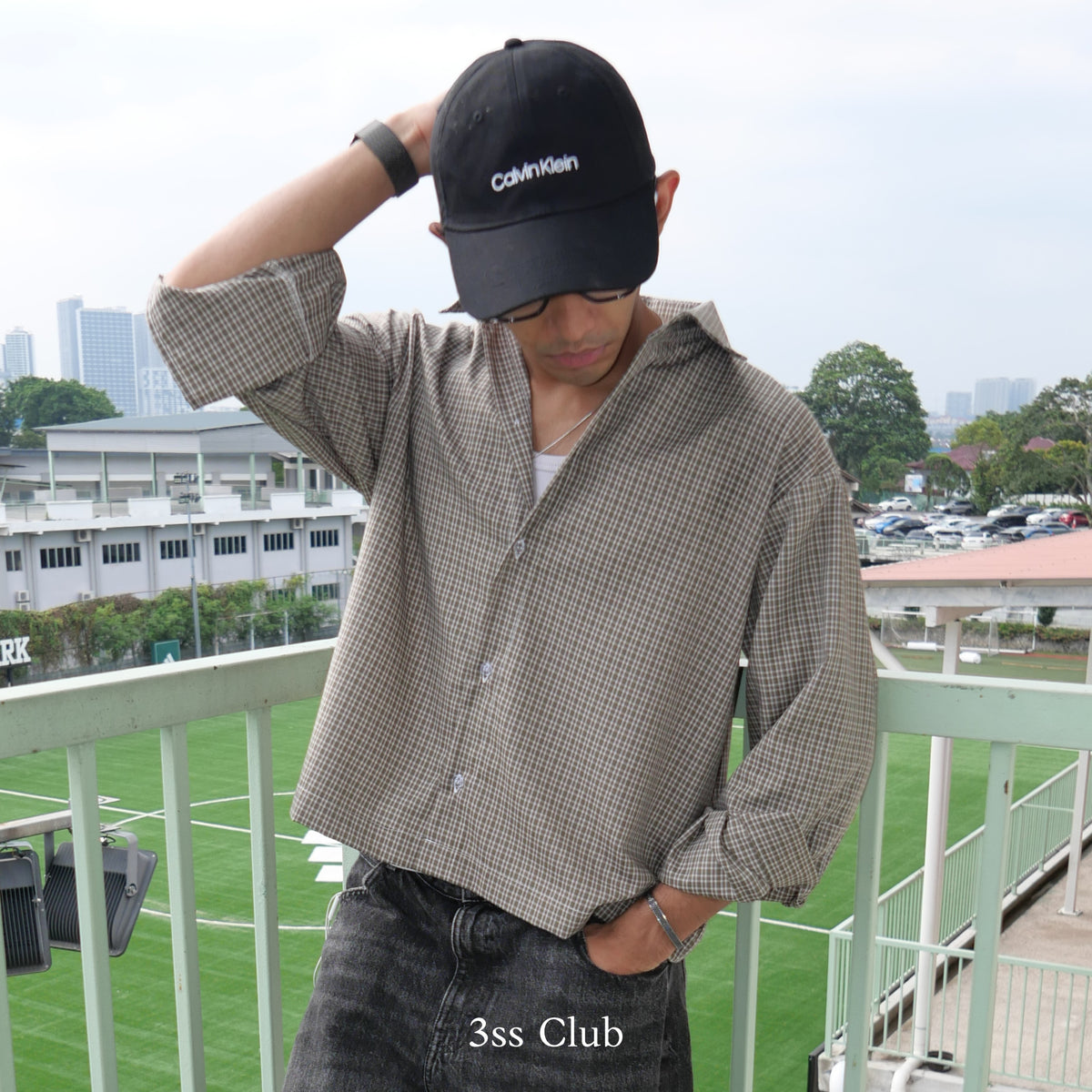Plaid Boxy Shirt Kemeja Flannel