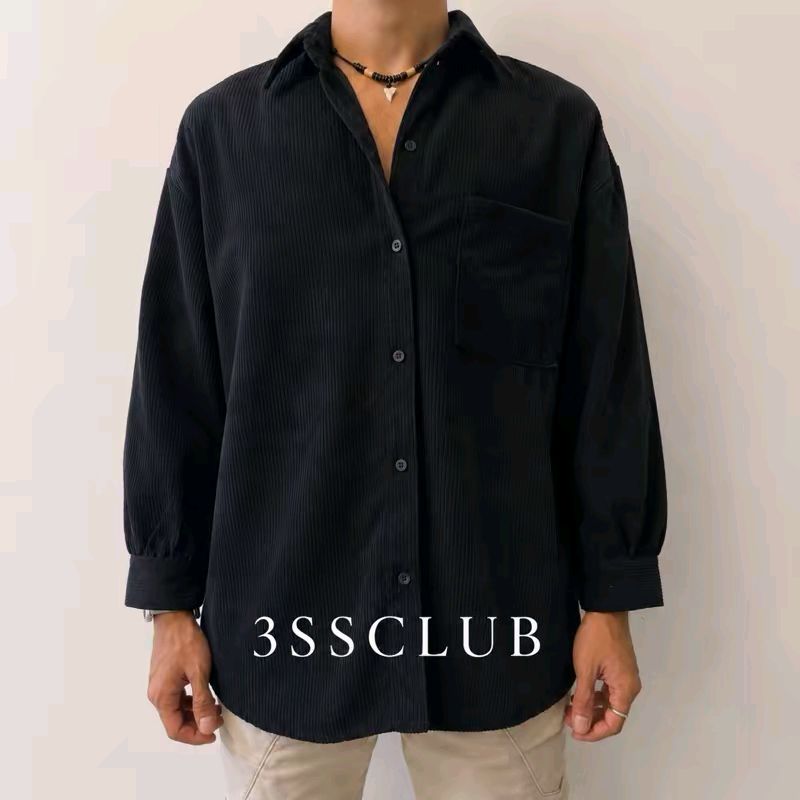 Corduroy Buttoned Shirt