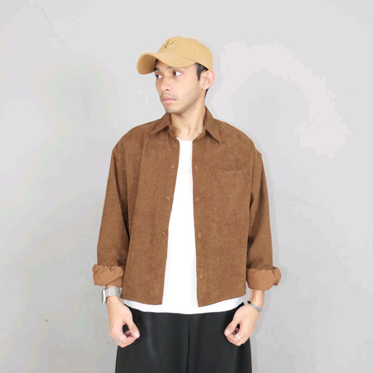 Corduroy Buttoned Shirt