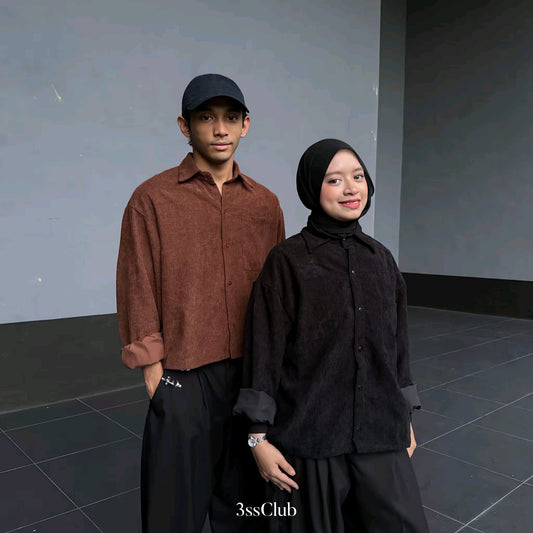 Corduroy Buttoned Shirt