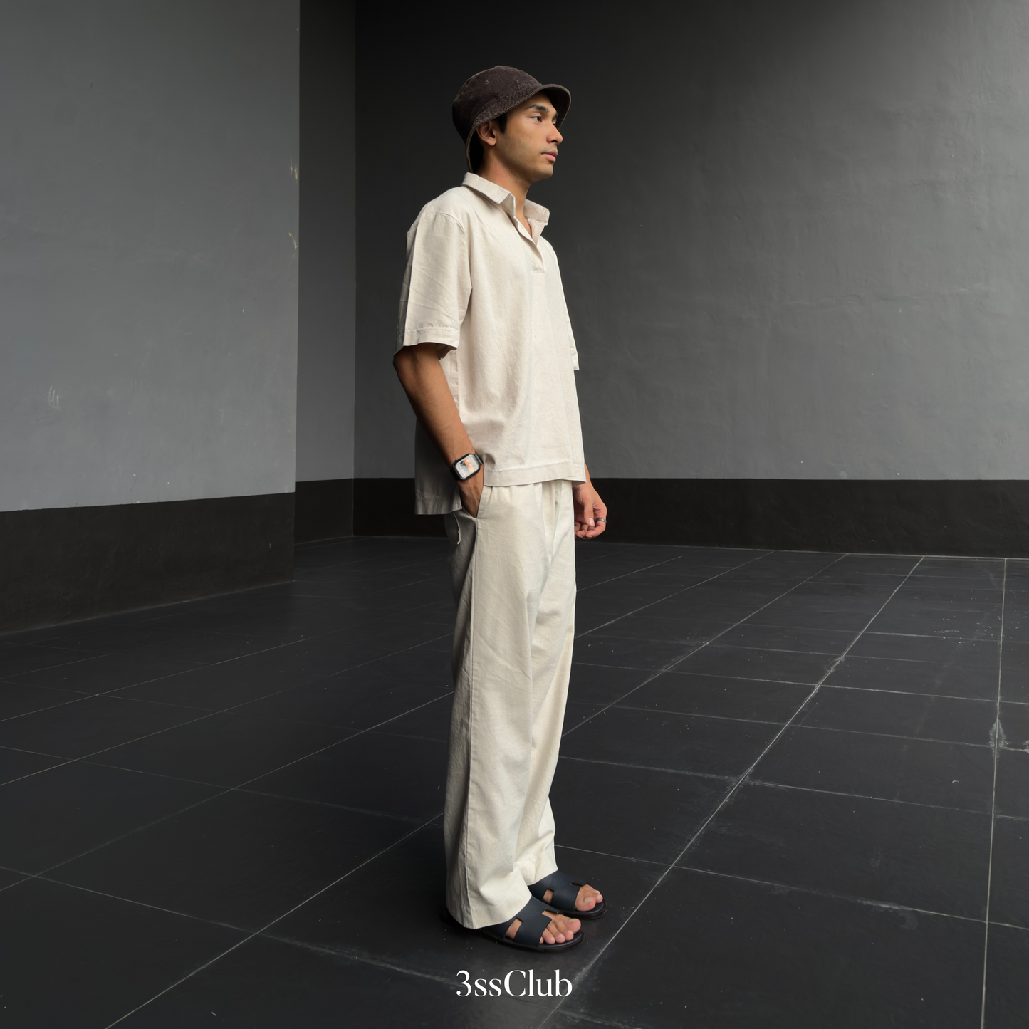 Kasturi Linen Leisure Set || Shirt Pants