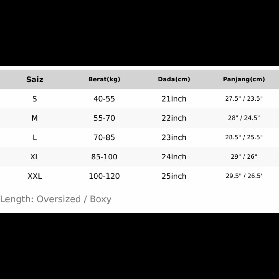 I DON'T CHEAT [BOXY] T Shirt Cotton 280GSM White & Black Tee (S-2XL) Lengan Separuh Cutting Oversized Baggy Fit