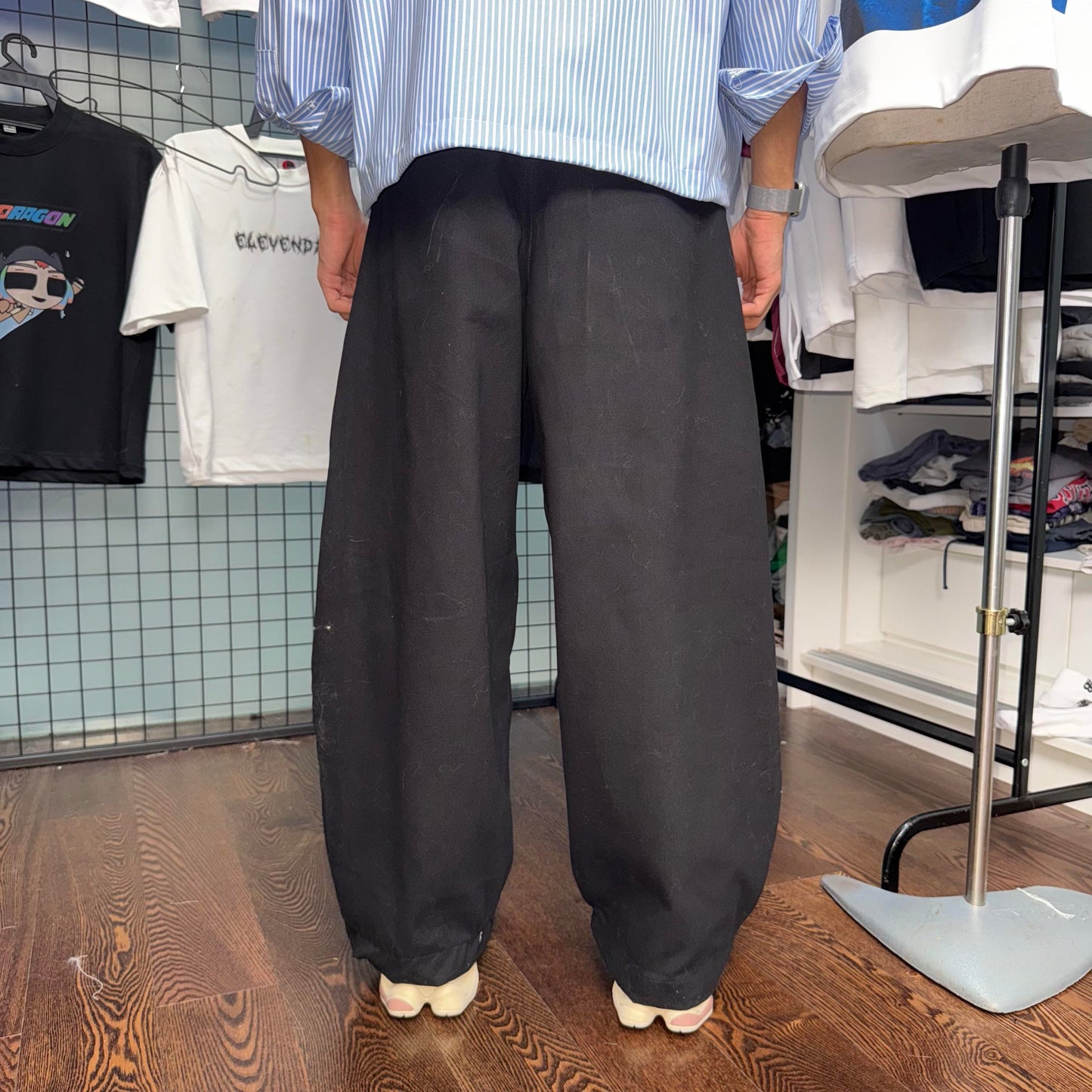 Khaki Pants [BALLOON FIT] Super Baggy Wide Full Cotton Streetwear Street Style S-2XL