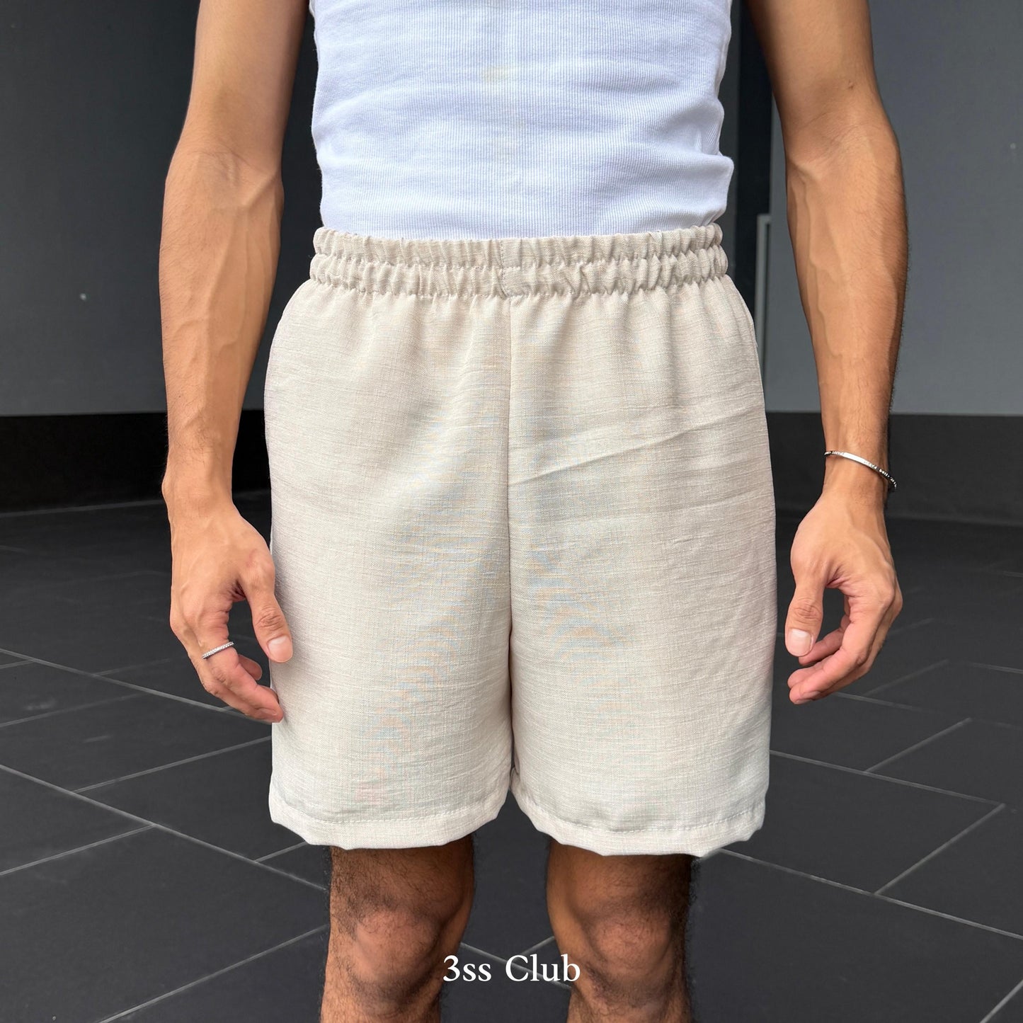 Linen Shorts Relaxed Pants